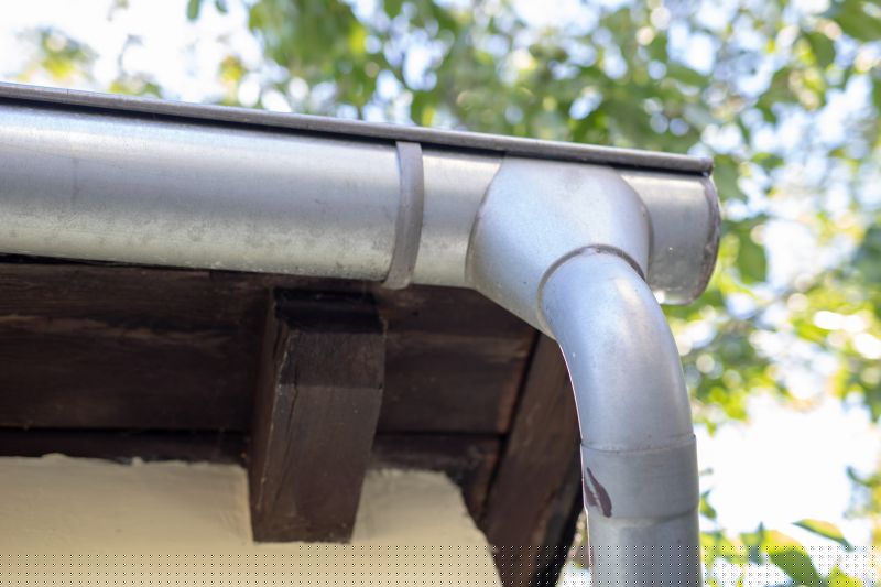 Steel Rain Gutter Installation