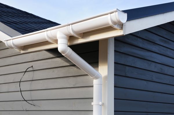 PVC Rain Gutter Installation in Alpharetta