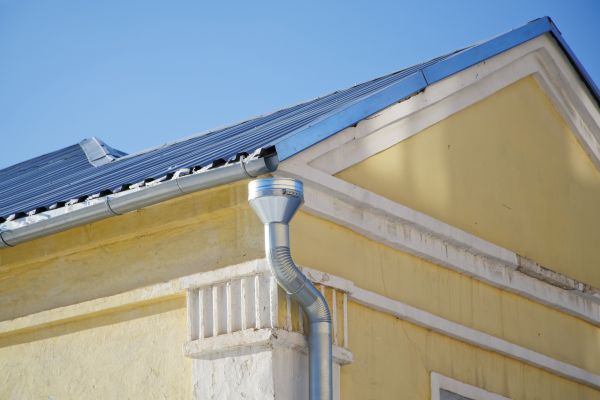Steel Downspout Installation in Alpharetta