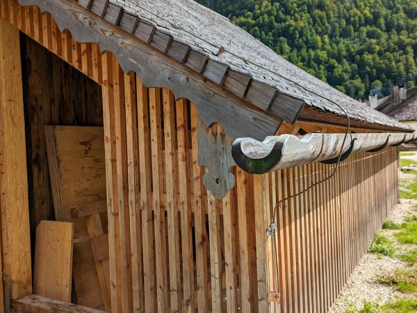 Wood Gutter Installation in Alpharetta