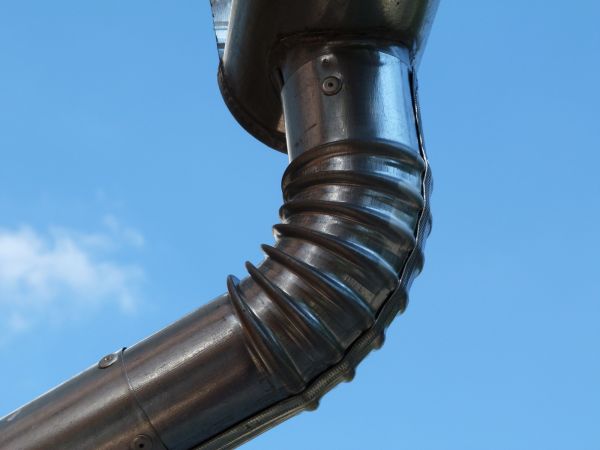 Metal Downspout Installation in Alpharetta